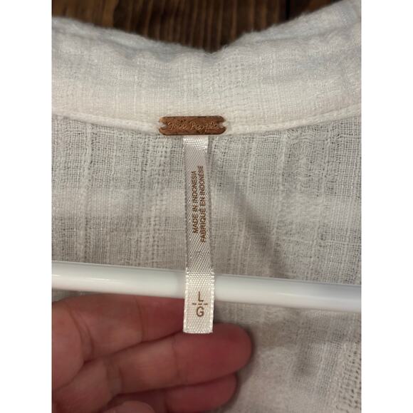 Free People Headed to the Highlands Blouse Size Large - Picture 4 of 8